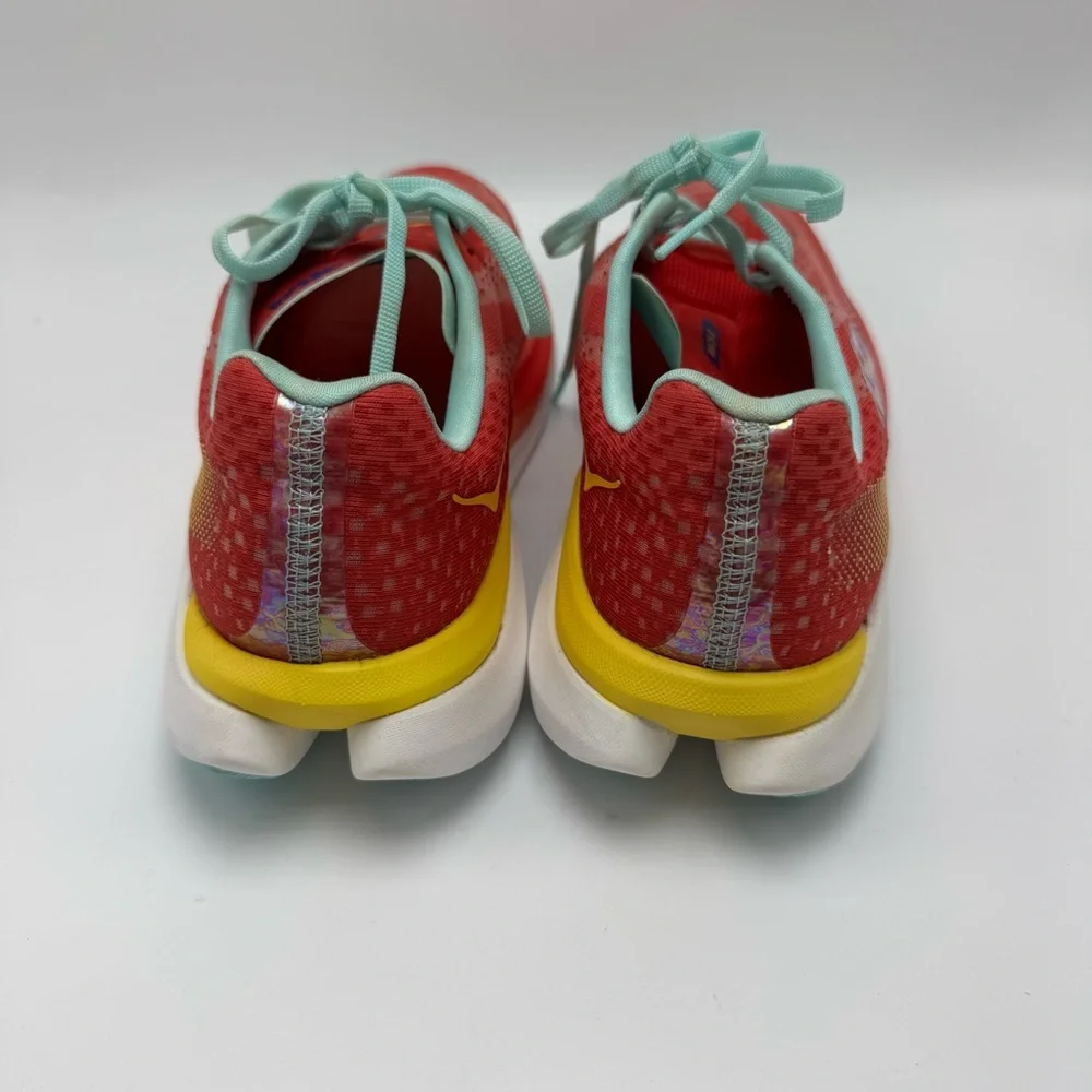 Hoka Mach X Cerise Cloudless Sneaker Women’s Size 8.5 Athletic Running Shoe - Picture 4 of 10